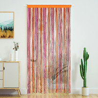 Yaoyue Beaded Curtain Door String Curtains For Doorway Tassels Beads Hanging Fringe Hippie Room Divider Window Hallway Entrance Wall Closet Bedroom Privacy Decor (3979In/100200Cm, Rainbow)