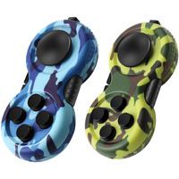 Wtycd Original Fidget Toy Game, Rubberized Classical Controller Fidget Concentration Toy With 8-Fidget Functions And Lanyard - Excellent For Relieving Stress And Anxiety