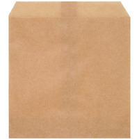 100 Square Glassine Paper Bags Envelopes By Quotidian (5'' X 5'')(Brown)