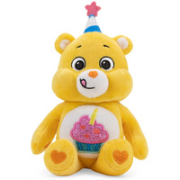 Care Bears 9" Bean Plush (Glitter Belly) - Birthday Bear - Soft Huggable Material!, Small