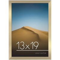 Americanflat 13X19 Picture Frame In Gold - Engineered Wood Photo Frame With Shatter-Resistant Glass And Hanging Hardware For Horizontal Or Vertical Wall Display