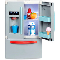 Little Tikes First Fridge Refrigerator With Ice Dispenser Pretend Play Appliance For Kids, Play Kitchen Set With Playset Accessories Unique Toy Multi-Color, 15.8 Wide X 11.5 Deep X 23 Tall