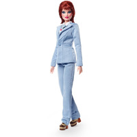 Barbie Signature David Bowie Doll (11.5-In, Red Hair) Posable, Wearing Blue Suit, With Doll Stand And Certificate Of Authenticity, Gift For Collectors