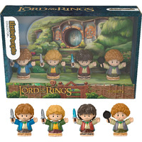 Little People Collector The Lord Of The Rings: Hobbits Special Edition Set In A Display Gift Box For Adults & Fans, 4 Figures