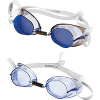 Speedo Unisex-Adult Swim Goggles Swedish 2-Pack , Blue