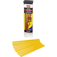 Markal 96241 Trades Marker Refill Pack (12 Refills), Yellow