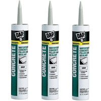Dap 18021 Concrete And Mortar Watertight Filler And Sealant - Gray 10.1-Oz Cartridge (18096). Sold As 3 Pack