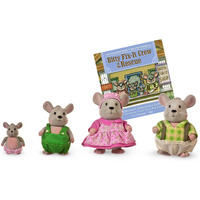 Lil Woodzeez - Animal Figurines - Mouse Toy - Collectible Figurines - Mouse Family - 3 Years + - Handydandy Mice Family