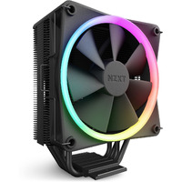 Nzxt T120 Rgb Cpu Air Cooler - Rc-Tr120-B1 - Conductive Copper Pipes - Fluid Dynamic Bearings - Amd And Intel Compatibility - Black