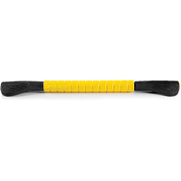 Sklz Massage Bar Handheld Muscle Roller Massage Stick For Physical Therapy, Original Size , Yellow/Black , 20"