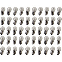 Gutreise Dc 50Pcs E10 1.5V 0.3A Warm White Bulb Light Bulbs Miniature Screw Base (1.5V)
