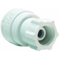 John Guest Speedfit Pp3212U7W Faucet Connector, 3/8 Inch, White