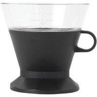 Goodcook Koffe Bpa-Free Plastic Auto-Drip Pour Over Coffee Maker With #2 Paper Filters,Black
