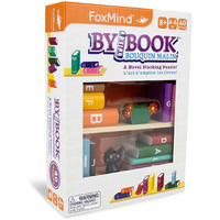 Foxmind Games: By The Book, A Novel Stacking Puzzle, Brainteaser Logic With 40 Challenges, Ages 8 And Up.