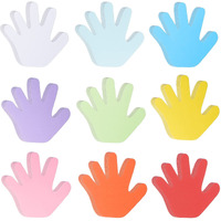 72 Pieces Hand Cutouts Paper Hand Shape Cut-Outs Assorted Color Handprint Shape Cutouts Blank Creative Paper Cutouts For Kids Diy Craft Art Project Home School Classroom Decorations