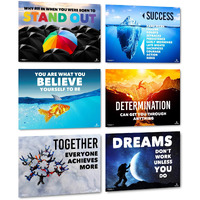 Sproutbrite Classroom Decorations - High School Motivational Posters - Educational And Inspirational Growth Mindset For Teacher And Students