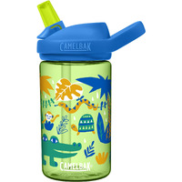 Camelbak Eddy+ 14Oz Kids Water Bottle With Tritan Renew - Straw Top, Leak-Proof When Closed, Jungle Animals