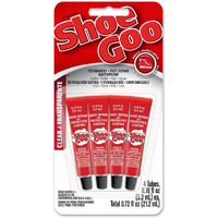 Shoegoo 5510110 Mini Adhesive (4 Pack), 0.18 Fl. Oz., Clear