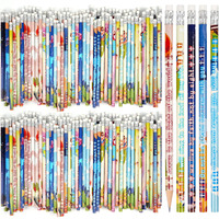 200 Pieces Bible Verses Pencils Inspirational Scripture Pencils With Hollow Cross Christian Pencils For Religious Scripture Church Supplies For School Student Teacher,8 Styles (200)