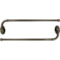 Urbanest Set Of 2 Swing Arm Rods, 3/4-Inch Diameter, 24-Inch To 38-Inch, Antique Brass