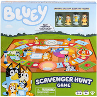 Bluey Scavenger Hunt Game. A Fun Board Game Full Of Fun Activities To Perform, Things To Find And Questions To Answer