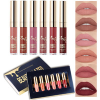 Bestland 6Pcs Matte Liquid Lipstick Set - Non-Stick, Waterproof, Long-Lasting Shades - Durable Lipgloss Beauty Cosmetics Makeup Set - Perfect Gifts For Women And Girls