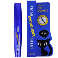 Jigott Cat's Eye Power Curling Mascara 0.42Oz/12G - Long Lashes For Feminine And Charming Look (Power Curling Mascara)