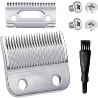 Blade For Wahl Clippers Blades Replacement, Precision 2 Holes Adjustable Hair Trimmer Parts Blades Compatible With Wahl Mc3 Replacement Blades, 5 Star Series Cordless, Super Taper, Magic Clip Blades