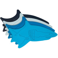 Wildkin Kids Ice Packs (4 Packs) For Boys & Girls, Perfect For Daycare & Preschool Slim & Reusable Ice Packs, Keep Lunches Fresh & Cool For School & Travel, Portable Ice Packs For Kids (Shark)