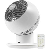 Iris Woozoo Globe Multi-Directional 5-Speed Oscillating Fan [2024 Model], Small, White