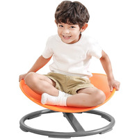 Babamu Sensory Spinning Chair For Autism Kids Sit And Spin Chair For Kids Adhd Chair Training Body Coordination Kids Swivel Chair Autism Sensory Products (Orange)