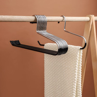 Frezon Extra-Wide Drapery Hangers Blanket Hangers Heavy Duty Black Vinyl Coated Nonslip - Holds Up To 40 Lbs - Great For Quilts, Comforters, Table Cloths, Bedding, Towels, Rugs (8 Pack)