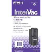 Intervac 5-Pack Dust Bags And Exhaust Filter Y08-5