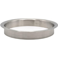 Outwater 6" (Nominal) Diameter X 1" Height 304 Polished Stainless Steel Trash Grommets For Countertop Inserted Trash