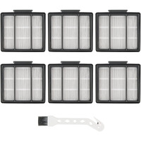 6Pack Rvffk950 Filter For Shark Robot Vacuum Filter Replacement By Techecook - Fit For Shark Ion Robot R85 Rv850,Rv700_N, Rv720_N, Rv851Wv And Iq Robot R101Ae, Av970, Av1002Ae, Av1010Ae Ur1005Ae