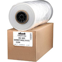 Plasticplace Mil Garment Bags, Clear, 240 Count