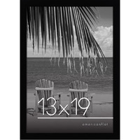 Americanflat 13X19 Picture Frame In Black - Engineered Wood Photo Frame With Shatter-Resistant Glass And Hanging Hardware For Wall Display
