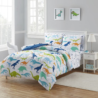 Kids Bedding Set Bed In A Bag For Boys And Girls Toddlers Printed Sheet Set And Comforter , Twin, Dinosaur