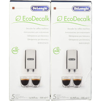 Delonghi Eco Descaling Solution 5513291781, 16.9 Fl Oz (Pack Of 2), White