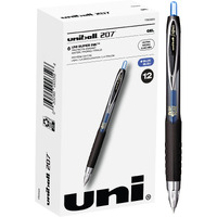 Uniball Signo 207 Gel Pen 12 Pack, 0.38Mm Ultra Micro Blue Pens, Gel Ink Pens | Office Supplies Sold By Uniball Are Pens, Ballpoint Pen, Colored Pens, Gel Pens, Fine Point, Smooth Writing Pens