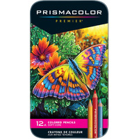 Prismacolor Premier Colored Pencils, Soft Core, Adult Coloring, 12 Pack