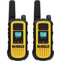 Dewalt Dxfrs800 2 Watt Heavy Duty Walkie Talkies - Waterproof, Shock Resistant, Long Range & Rechargeable Two-Way Radio With Vox (2 Pack)