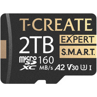 Teamgroup T-Create Smart A2 2Tb Micro Sdxc U3 V30 4K R/W Speed Up To 160/150 Mb/S High Speed Flash Memory Card For Creators, Compatible With Gopro, Insta360 Ttcs2Tia2V3003