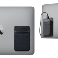 Slipdrive - Portable Hard Drive Sleeve For Laptop - Ssd Solid State Drive - Reusable Adhesive - Stick On External Hard Drive Carrying Case - Pocket Pouch (Small, Black)