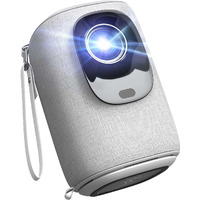 [Ultra Low Noise & Lens Cap-Dustproof] Mini Projector With Wifi And Bluetooth, Onoayo Givingyou Ay2Pro Portable Projector 550 Ansi, Electric Focus & Auto Keystone,Outdoor Projector For Phone/Laptop