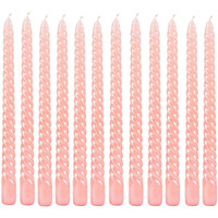 Kemladio 8 Pcs10 Inch Pink Taper Candles, Burning Unscented Tapered Candles 8 Hrs, Long Candle Sticks,Dinner Candle,Tall Candle Sticks, Halloween Candles (8Pcs, Pink)