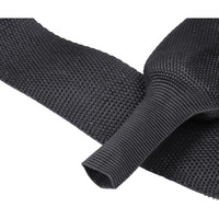 Sonoreboom 2 In 1 Heat Shrink Braided Sleeving Fabric Tubing-Perfectly Fit Irregular Shape Hose/Cable/Wire (1-3/8"(34Mm), 14Ft)