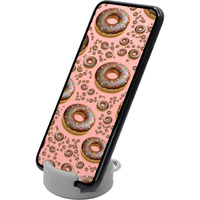 Godonut - Phone Stand Mini - Portable Keychain Cell Phone Holder - Desk Accessory - Perfect For Travel, Office, Nightstand - Compatible With Ipad Mini, Iphone & Most Smartphones - Gray