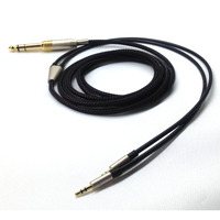 New Neomusicia Replacement Cable Compatible With Hifiman He400S, He-400I, He-400I(2.5Mm Plug Version), He560, He-350, He1000, He1000 V2 Headphone 3.5Mm And 6.35Mm To Dual 2.5Mm Jack Male Cord 1.2M/4Ft