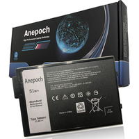 Anepoch 7Wnw1 Laptop Battery Replacement For Dell Latitude 7424 5424 5420 Rugged Extreme Series Notebook Dmf8C 0Dmf8C 11.4V 51Wh 4342Mah 3-Cell